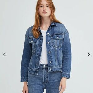 ACNE STUDIOS Lamp Mid Blue Denom Jacket